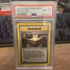 2001 Pokemon Neo Discovery #75 1st Edition Energy Ark PSA 8