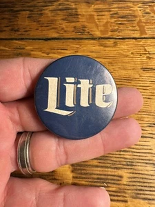 Pinback de cerveza Miller Lite vintage. - Imagen 1 de 8