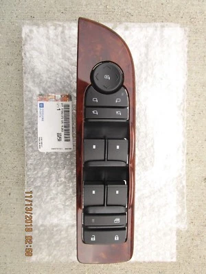 INTERRUPTOR DE VENTANA ELÉCTRICA MAESTRO LADO DEL CONDUCTOR 10-13 GMC YUKON XL SLE SLT DENALI NUEVO Foto 1 de 4