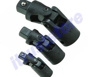 1/4 3/8 1/2 INCH FLEXIBLE UNIVERSAL JOINT ROTATING IMPACT SOCKET ADAPTER REDUCER - Picture 1 of 3