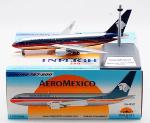 VUELO 1:200 AeroMexico Airlines Boeing B767-200 avión diecast modelo XA-RVZ - Imagen 1 de 12