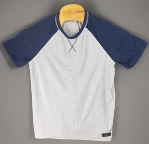 Eddie Bauer Raglan Lounge T-Shirt Uomo L Grigio e Navy Manica Corta Misto Cotone - Foto 1 di 9
