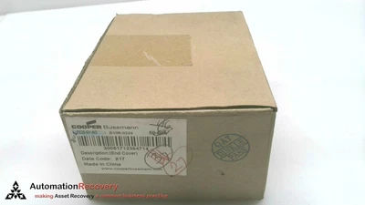 COOPER BUSSMANN F520-GY-ND CUBIERTA DE EXTREMO DE BLOQUE DE TERMINALES, NUEVO #287605 Foto 1 de 4