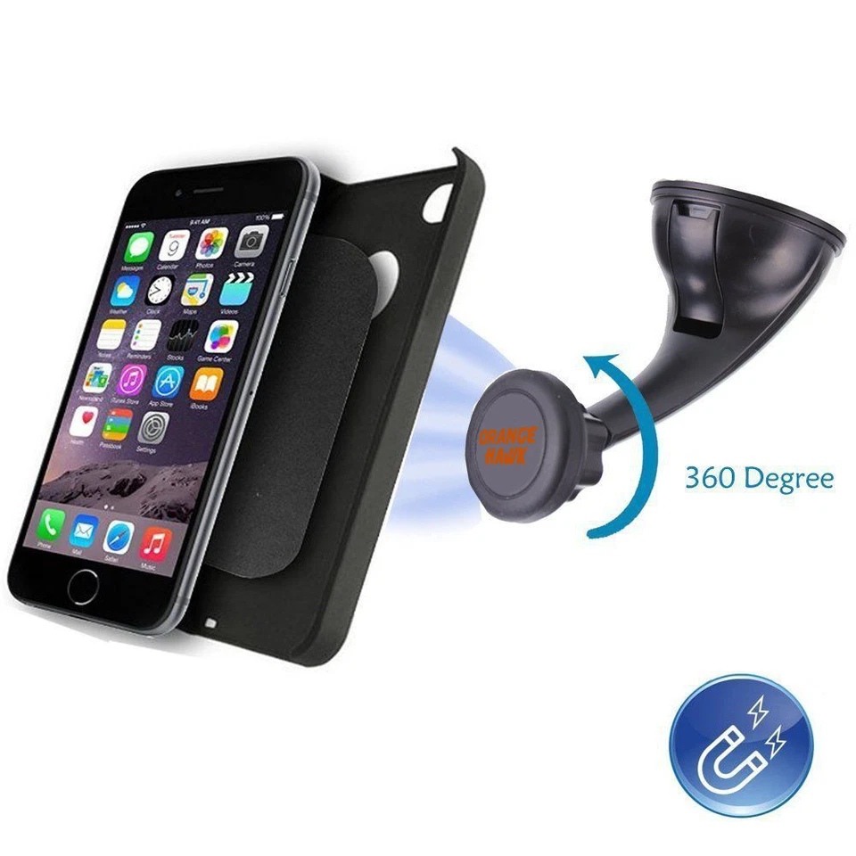 Soporte para teléfono celular para automóvil, ajuste universal magnético GPS soporte de montaje para teléfono para automóvil Foto 1 de 4