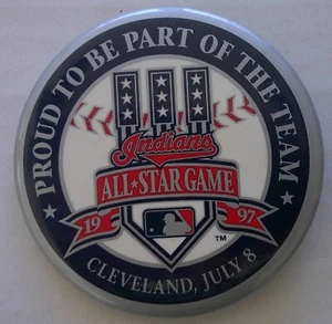 1997 Baseball All-Star Game (Cleveland) Souvenir Button - Picture 1 of 1