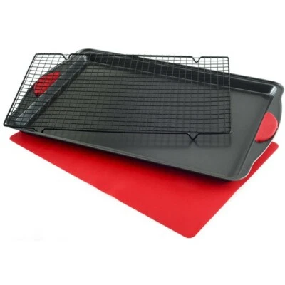 Juego de sábanas antiadherentes para hornear Norpro #3899, juego de 3 piezas Foto 1 de 4