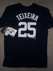 New York NY Yankees MARK TIEXEIRA mlb Jersey Shirt YOUTH KIDS BOYS (L-LG-LARGE) - Picture 1 of 2