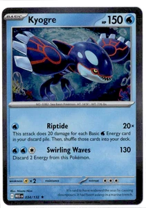 Kyogre - 034/132 - Holo Rare - Pokemon Mega Evolution - Picture 1 of 1
