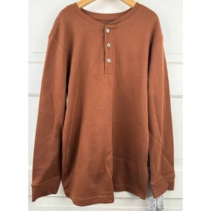 NWT Tommy Bahama Waffled Long Sleeve Shirt Size 10-12 - Picture 1 of 4
