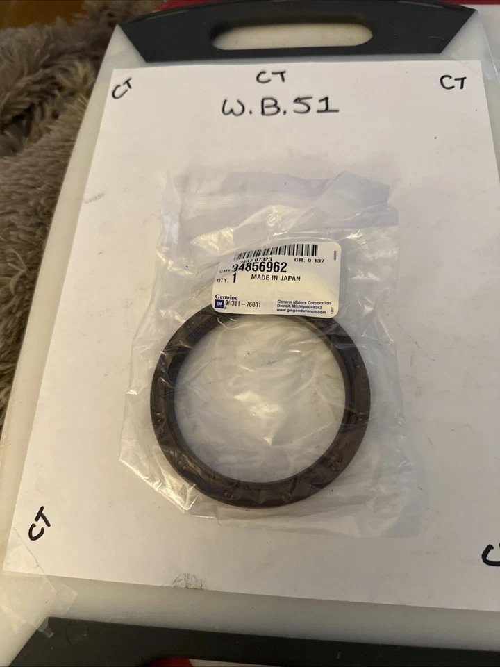 Sello principal trasero Gm para Chevy Prizm Toyota Corolla MR2 Spyder Pontiac Vibe Foto 1 de 1