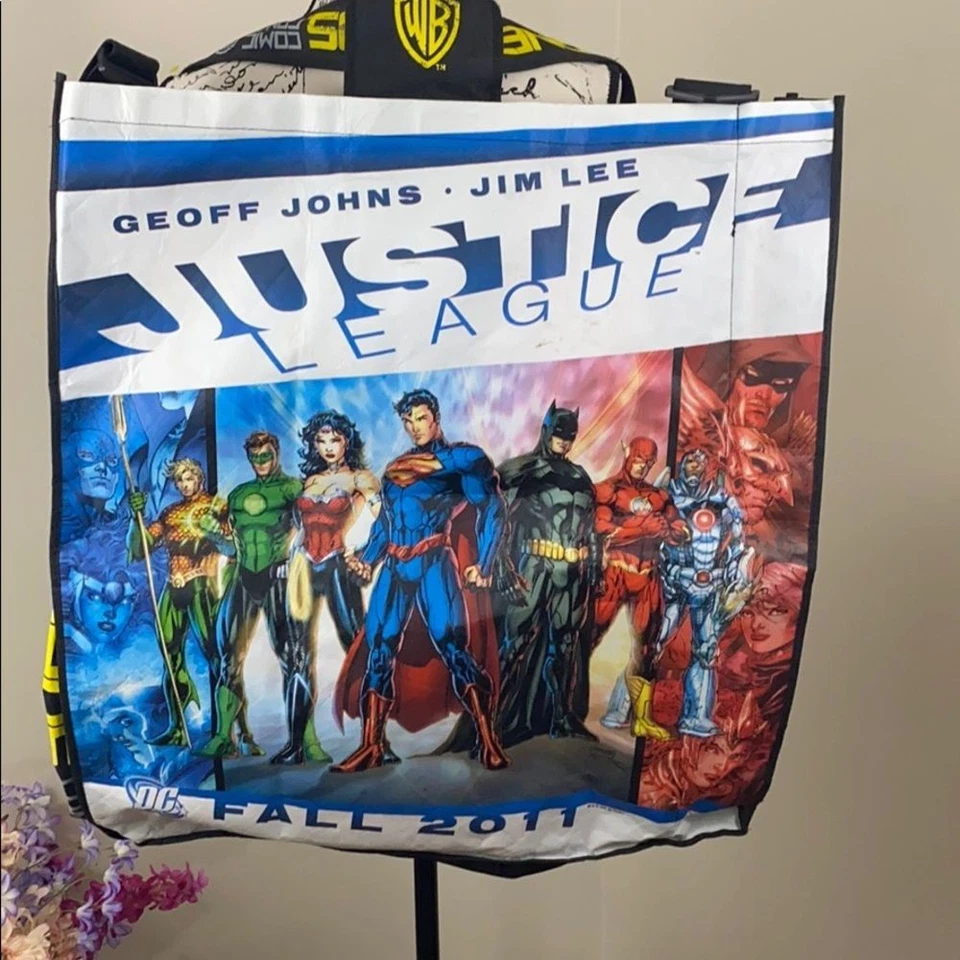 COMIC-CON Graphic Print Justice League bag from San Diego-2011-Backpack or Tote  - Image 1 of 4