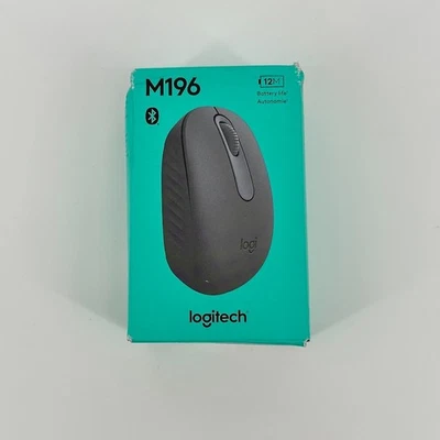 Logitech M196 Bluetooth Wireless Mouse for Laptops - Black - Open Box - Image 1 of 4