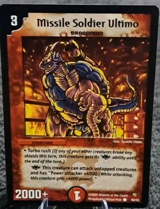 Duel Masters Missile Soldier Ultimo 40/55 Epic Dragons of Hyperchase - Picture 1 of 2