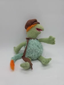 Peluche de colección Tomy Henson Fraggle Rock Boober 1983 con sombrero y bufanda - Imagen 1 de 4