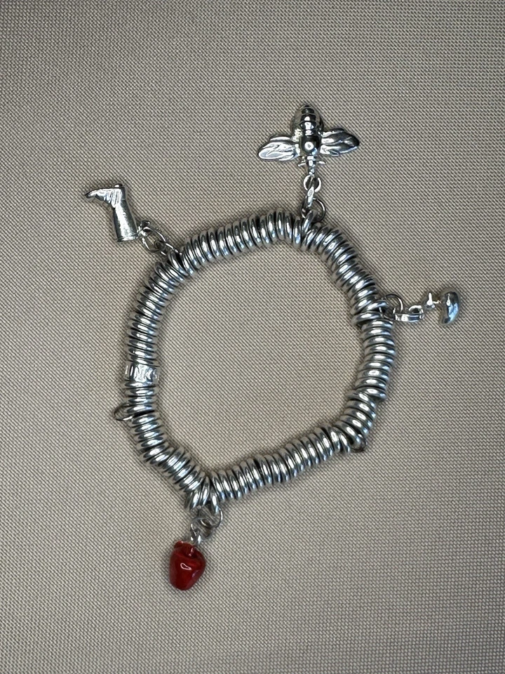 Sterling Silver Links of London Heavy Charm Sweetie Bracelet - Image 1 of 4