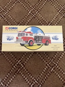 Corgi Classics Mack CF Pumper Neptune Fire Truck 1:50 Boxed. #98485. - Picture 1 of 6