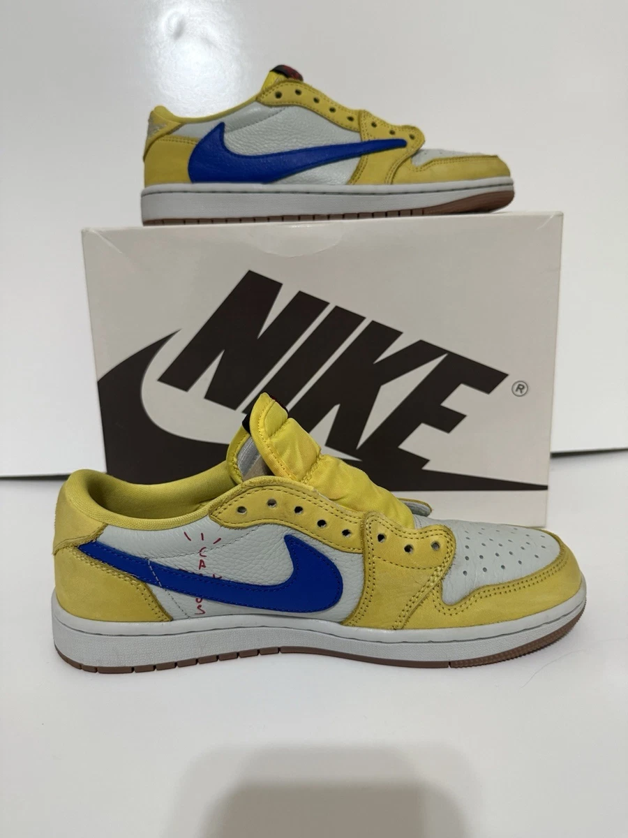 Travis Scott x Air Jordan 1 Retro OG SP Low Canary W for sale | eBay