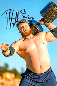 Tom Stoltman Signed 6x4 Photo World's Strongest Man Autograph Memorabilia + COA - Imagen 1 de 3