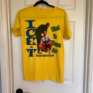 Ice T vintage yellow tee shirt size small - Picture 1 of 9