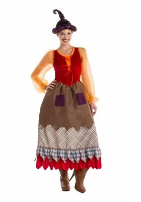 Hocus Pocus Mary Sanderson Salem Sisters Goofy Witch Adult Costume with Wig - Image 1 of 2