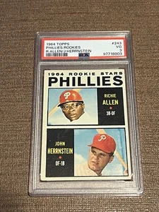 1964 TOPPS #243 RICHIESTE DICK ALLEN PSA 3 PHILADELPHIA PHILLIES HOF 2025 - Foto 1 di 2