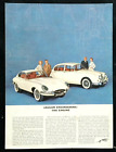 1962 Jaguar XK-E Vintage nadruk ad Two White Jags