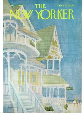 NEW YORKER MAGAZINE ORIGINAL COVER DATED 5TH AUGUST 1967 by JAMES STEVENSON - Image 1 of 2