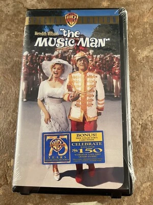 1962 The Music Man Special Edition Factory Sealed VHS Video Tape Robert Preston - Image 1 of 3