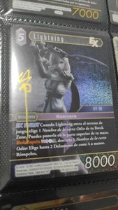 FINAL FANTASY TCG Promo OPUS PR-022 LIGHTNING Spanish Signed Kageyama - Picture 1 of 1