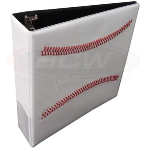12 BCW 3" Heavy Duty D-ring White Baseball Collectors Binder Albums - Picture 1 of 1