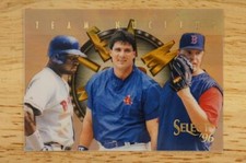 1996 Select Team Nucleus Mo Vaughn Jose Canseco Roger Clemens #8 Baseball Card