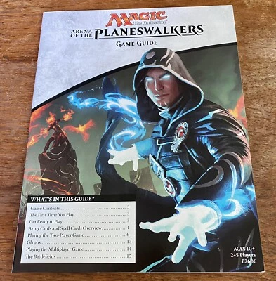 Magic The Gathering Arena The Planeswalkers Hasbro Board Game GUIDE Unused - Image 1 of 2