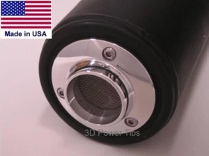 YAMAHA RAPTOR 125 - 2D BILLET MUFFLER EXHAUST POWER TIP w/ SPARK ARRESTOR SCREEN - Bild 1 von 8
