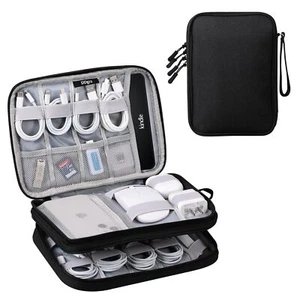 Travel Electronics Organizer Pouch Bag For Tech Gadgets & Airplane Accessories F - Picture 1 of 7