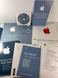 Power Mac G4 Setup Guide Books Apple Studio Display Setup Manual Paperwork LOT - Picture 1 of 7