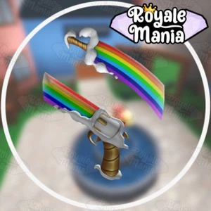 Roblox Murder Mystery 2 MM2 Rainbow Set Godly Knifes and Guns - Picture 1 of 3