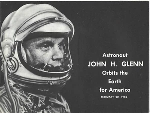 1962 JOHN GLENN ORBITS THE EARTH - Picture 1 of 7