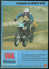 Prospectus MONTESA CAPPRA 250 VR Vehkonen 1973 Brochure Catalogue Français CROSS