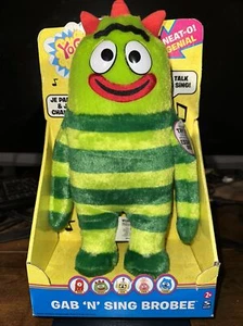 Yo Gabba Gabba Gab ‘N’ Sing Brobee 12” Plush Spin Master Rare New In Box Plush - Picture 1 of 11