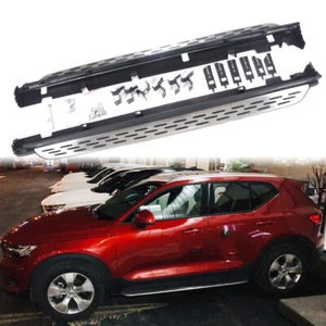 2Pcs Running Board Side Step Pedal Nerf Bar Fits for Volvo XC40 XC 40 2018-2022 - Picture 1 of 7