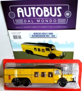 HACHETTE AUTOBUS DAL MONDO 1:43 BUS MERCEDES BENZ O 1000 1938 CON FASCICOLO 68 - Foto 1 di 1
