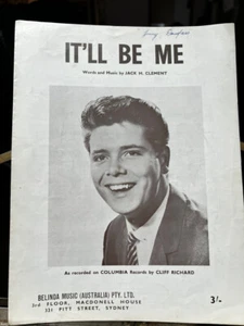 Partituras de colección It'll Be Me, Cliff Richard 1957 Australia - Imagen 1 de 7