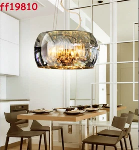 Nordic Modern Minimalist LED Living Room Dining Room Bedroom Glass Crystal Light - Picture 1 of 7