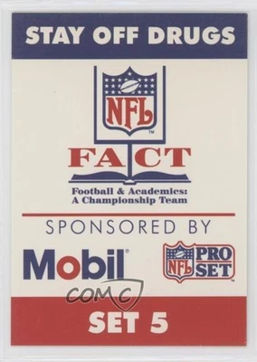 1991 Pro Set Mobil FACT Header Set 5 (Red Stripe on Bottom) #S5 - Image 1 of 2