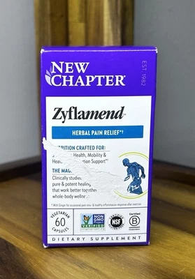 Новая глава Zyflamend добавка для суставов всего тела 60 капсул новая срок годности 4/2028 - Изображение 1 из 2