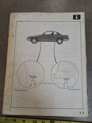 Manual de reparación de servicio Honda Prelude 1983 de fábrica Foto 1 de 4