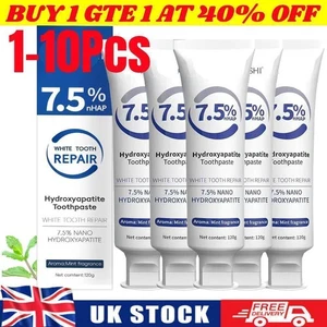 1-10x Hydroxyapatite Toothpaste for Enamel-Protection,Gentle Mint, Fresh Breath - Picture 1 of 17