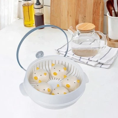 Mikrowelle Reiskocher Dampfgarer Mikrowelle Rührschüsseln für Ramen Quinoa - Bild 1 von 4