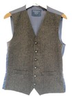 Brown Tweed Waistcoat 38”.   Ref S09