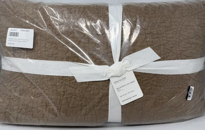 Nuevo Edredón Pottery Barn Belga Lino Puntada Floral KING ~Bronce~ Foto 1 de 2